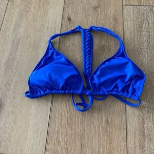 L Space Blue Bikini Top
